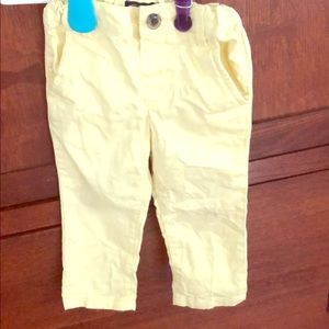 Butter yellow toddler boys pants